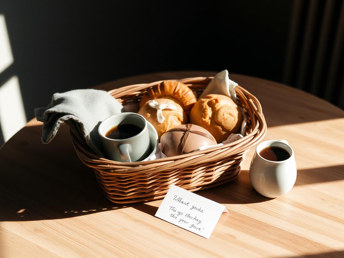 Cesta de Café da Manhã Afetiva